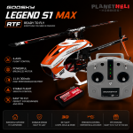 Goosky Legend S1 MAX New Edition  Helicopter (RTF) - Orange